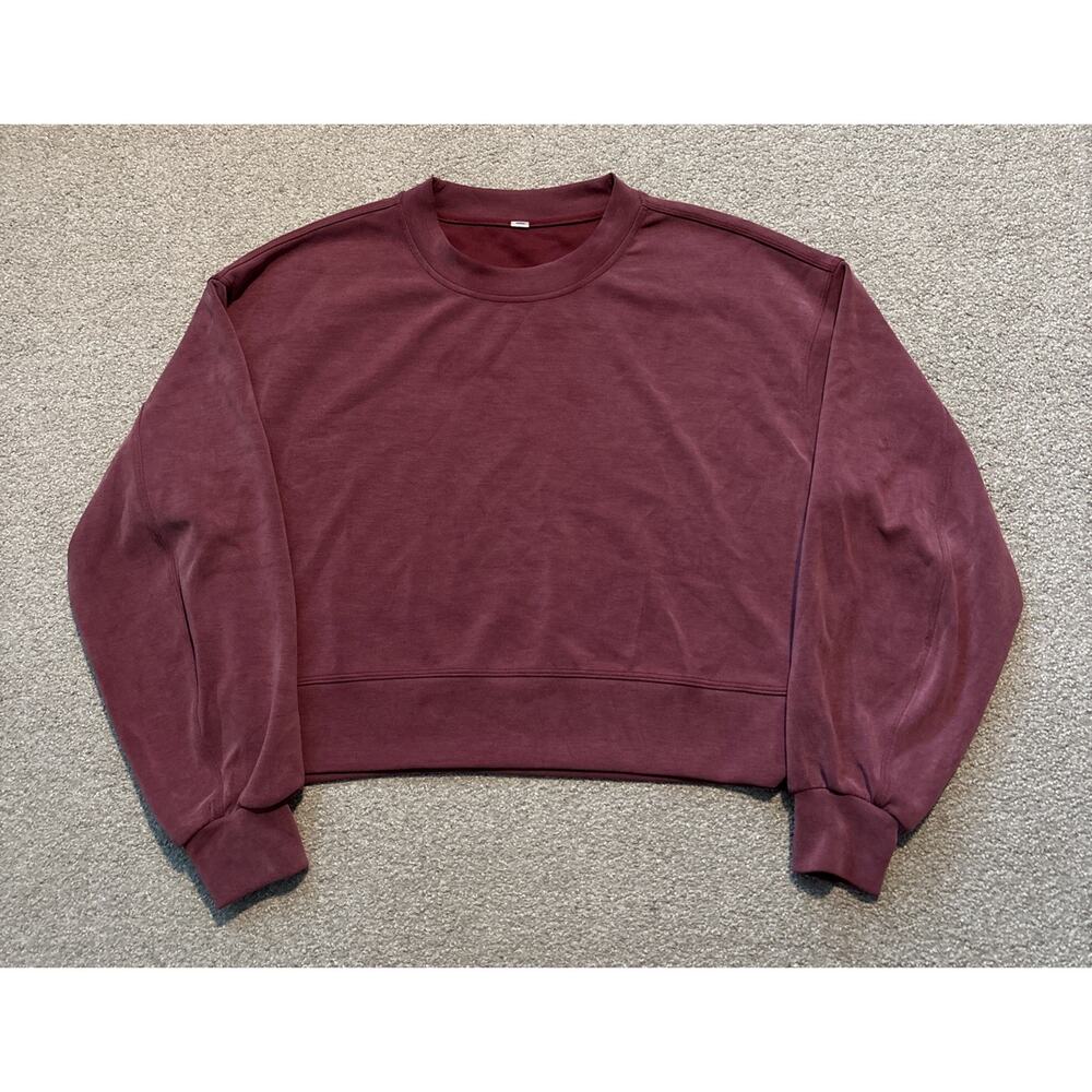 Lululemon Softstreme Perfectly Oversized Cropped Crew